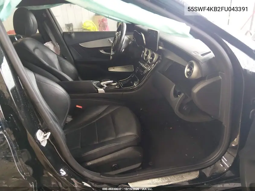 2015 MERCEDES C-KLASSE VIN 55SWF4KB2FU043391 — фото 5