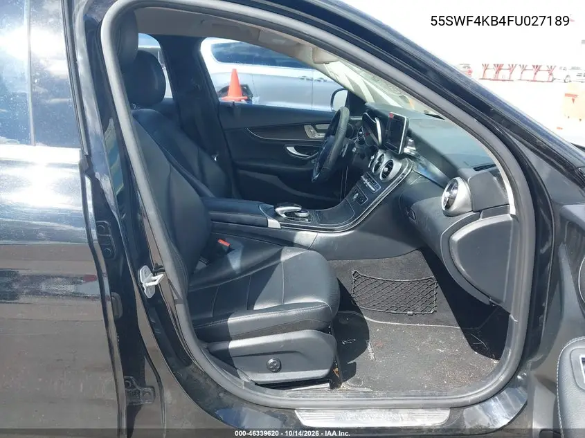 2015 MERCEDES C-KLASSE VIN 55SWF4KB4FU027189 — фото 5