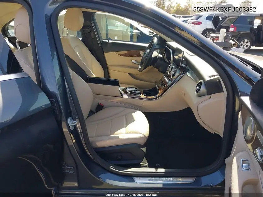 2015 MERCEDES C-KLASSE VIN 55SWF4KBXFU003382 — фото 5