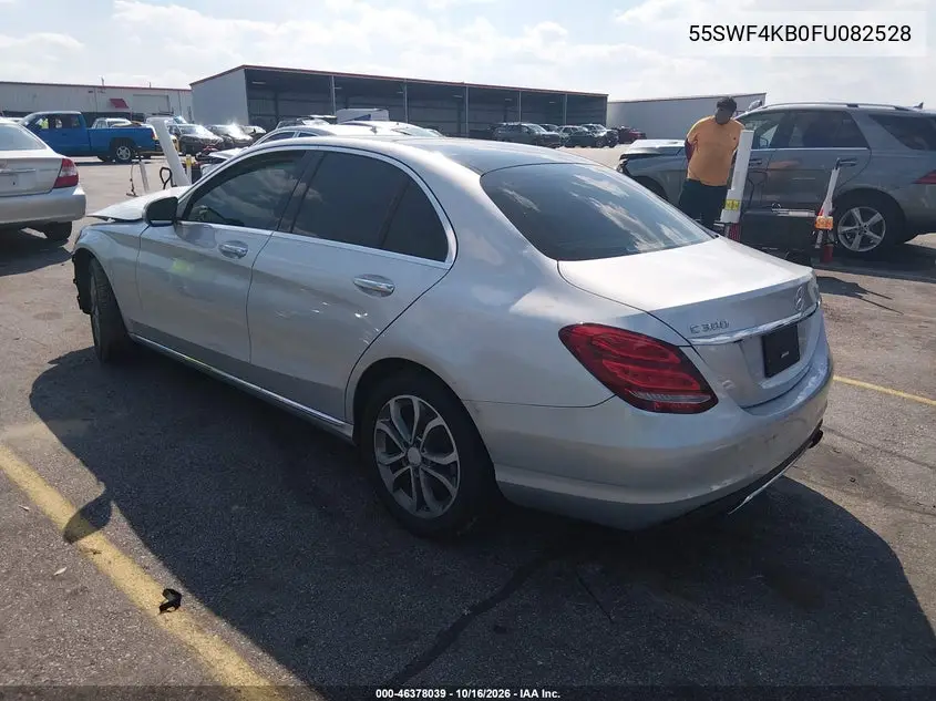 2015 MERCEDES C-KLASSE VIN 55SWF4KB0FU082528 — фото 3