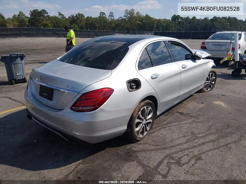 2015 MERCEDES C-KLASSE VIN 55SWF4KB0FU082528 — фото 4