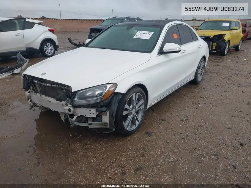 2015 MERCEDES C-KLASSE VIN 55SWF4JB9FU083274 — фото 2