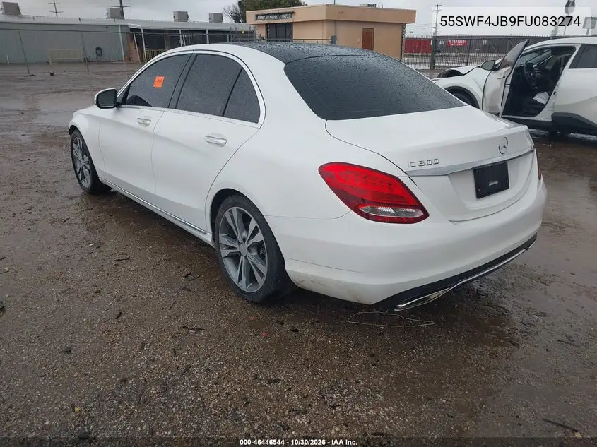 2015 MERCEDES C-KLASSE VIN 55SWF4JB9FU083274 — фото 3