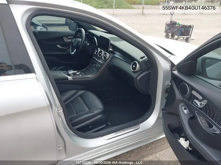 2016 MERCEDES C-KLASSE VIN 55SWF4KB4GU146376 — фото 5
