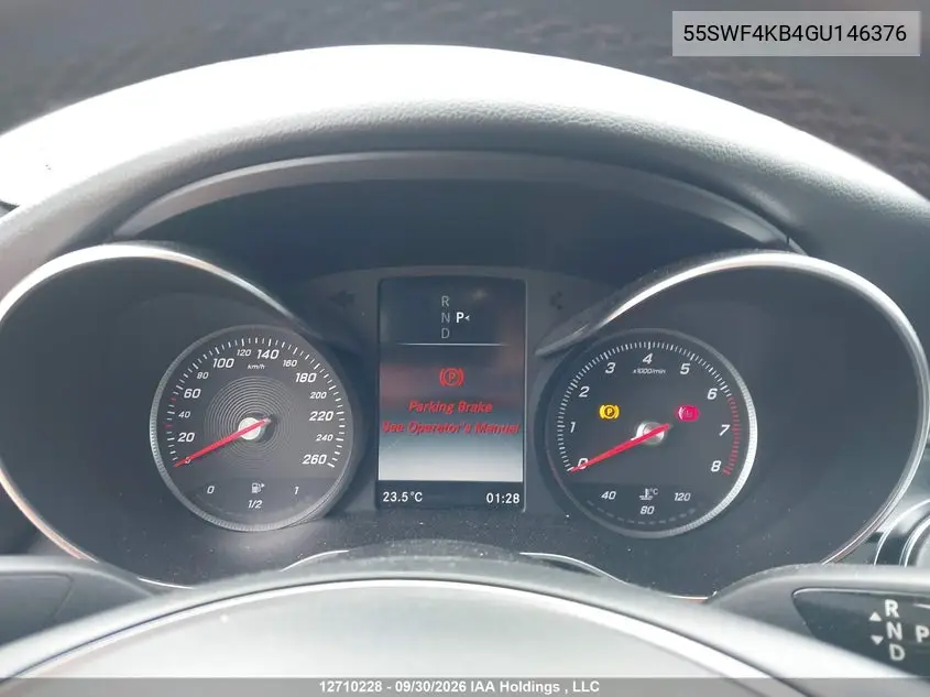 2016 MERCEDES C-KLASSE VIN 55SWF4KB4GU146376 — фото 7