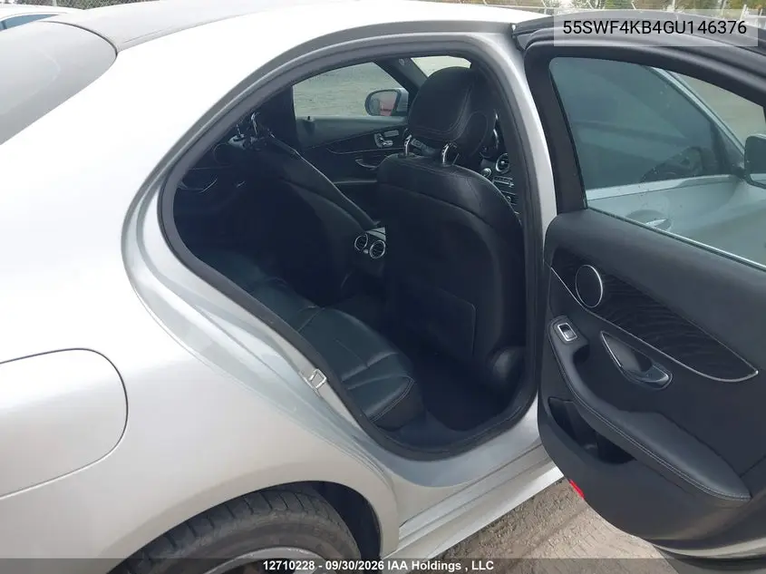 2016 MERCEDES C-KLASSE VIN 55SWF4KB4GU146376 — фото 8