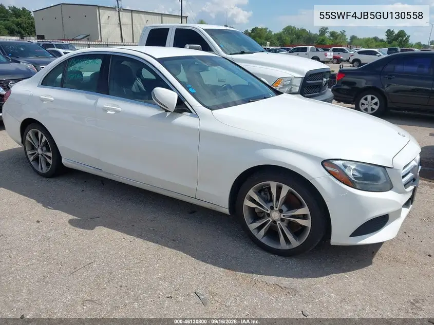 MERCEDES C-KLASSE 2016, VIN 55SWF4JB5GU130558
