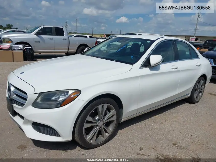 2016 MERCEDES C-KLASSE VIN 55SWF4JB5GU130558 — фото 2
