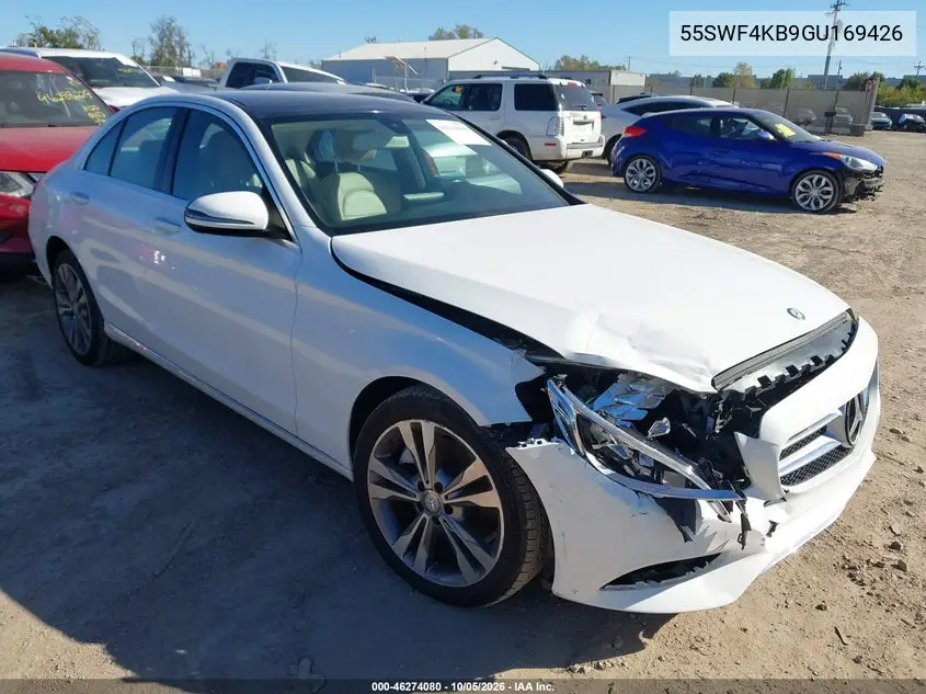 MERCEDES C-KLASSE 2016, VIN 55SWF4KB9GU169426