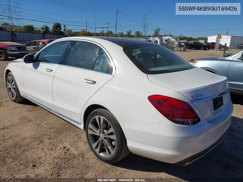 2016 MERCEDES C-KLASSE VIN 55SWF4KB9GU169426 — фото 3