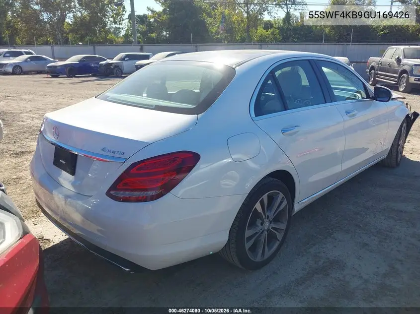 2016 MERCEDES C-KLASSE VIN 55SWF4KB9GU169426 — фото 4