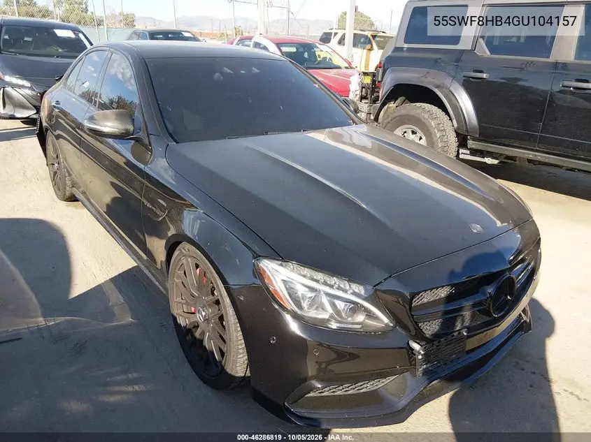 MERCEDES C-KLASSE 2016, VIN 55SWF8HB4GU104157
