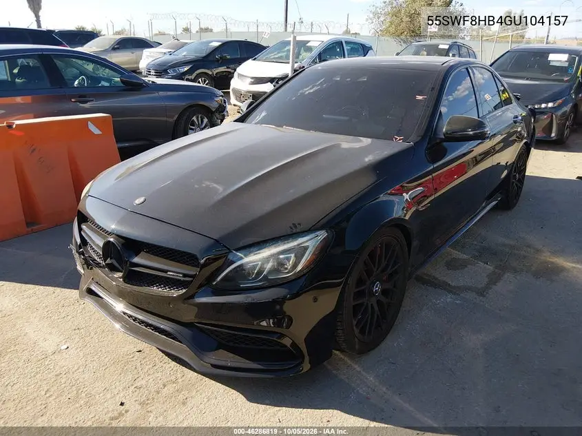 2016 MERCEDES C-KLASSE VIN 55SWF8HB4GU104157 — фото 2