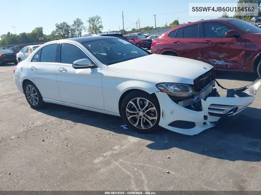 MERCEDES C-KLASSE 2016, VIN 55SWF4JB6GU154562