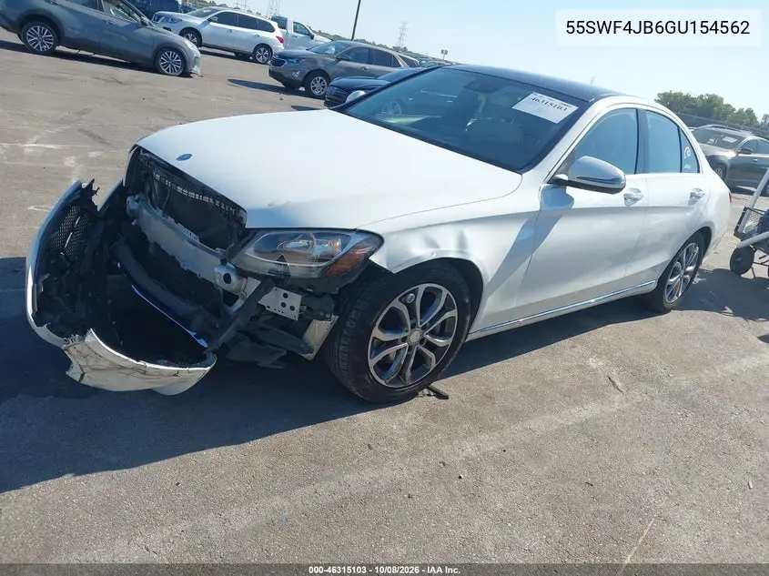 2016 MERCEDES C-KLASSE VIN 55SWF4JB6GU154562 — фото 2