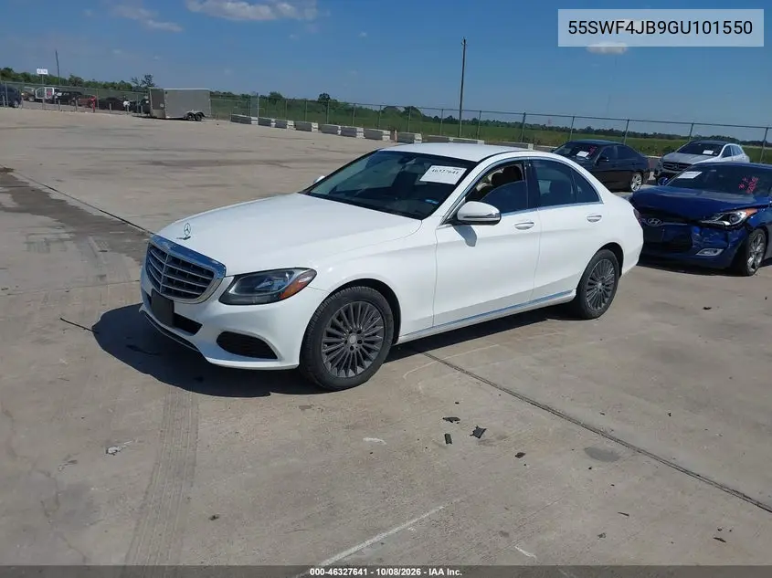 2016 MERCEDES C-KLASSE VIN 55SWF4JB9GU101550 — фото 2