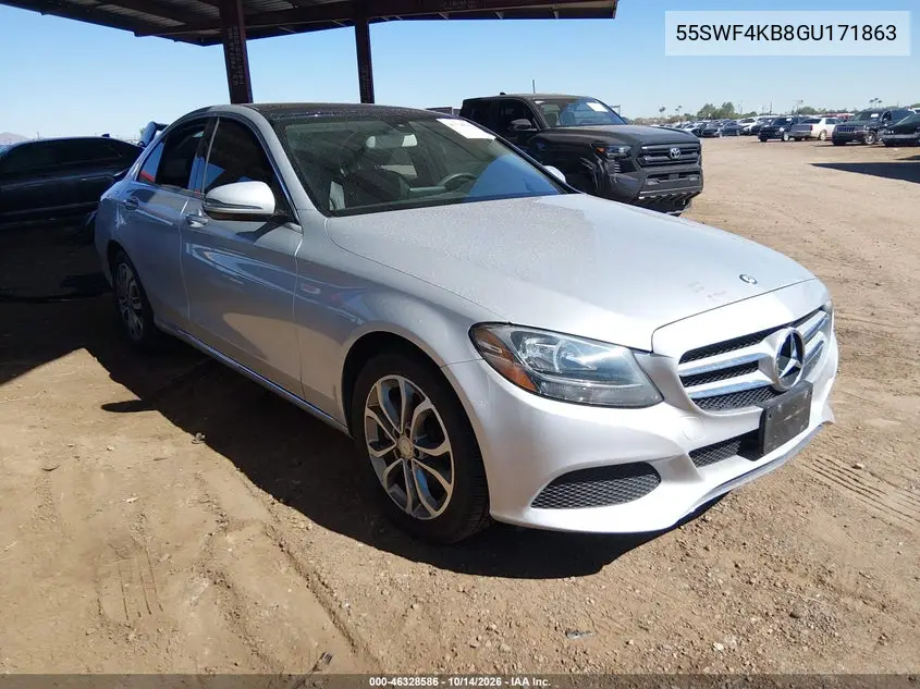 MERCEDES C-KLASSE 2016, VIN 55SWF4KB8GU171863
