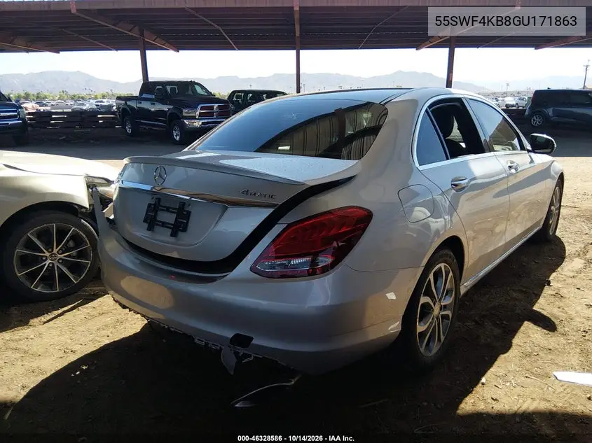 2016 MERCEDES C-KLASSE VIN 55SWF4KB8GU171863 — фото 4