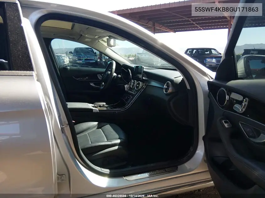 2016 MERCEDES C-KLASSE VIN 55SWF4KB8GU171863 — фото 5