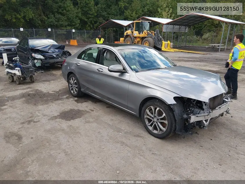 MERCEDES C-KLASSE 2016, VIN 55SWF4KB9GU128150