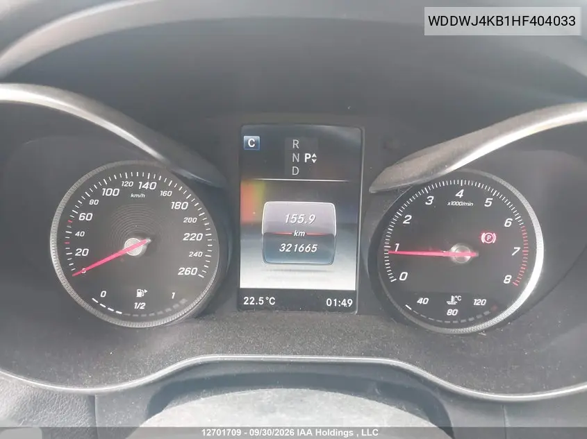 2017 MERCEDES C-KLASSE VIN WDDWJ4KB1HF404033 — фото 7