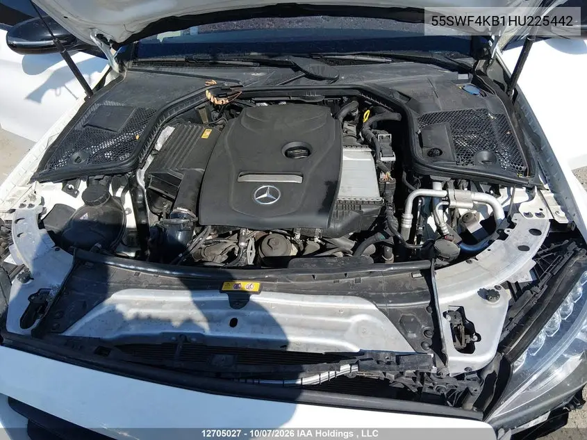 2017 MERCEDES C-KLASSE VIN 55SWF4KB1HU225442 — фото 10