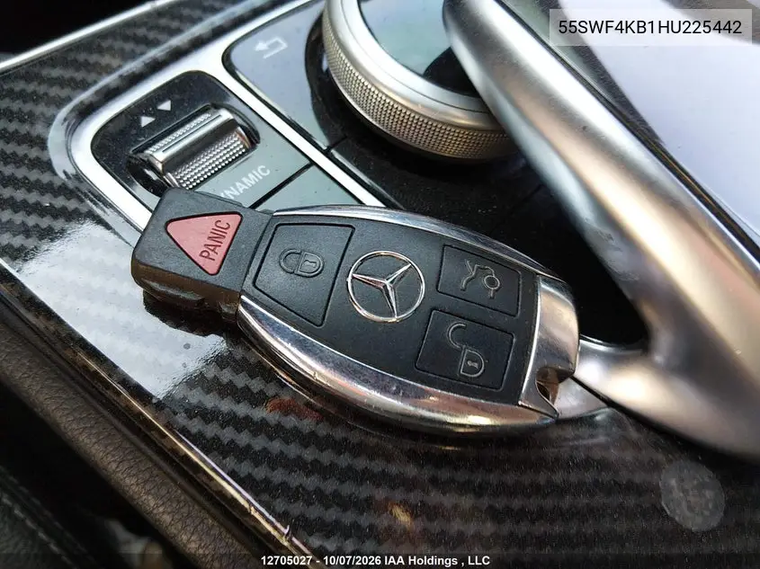 2017 MERCEDES C-KLASSE VIN 55SWF4KB1HU225442 — фото 11