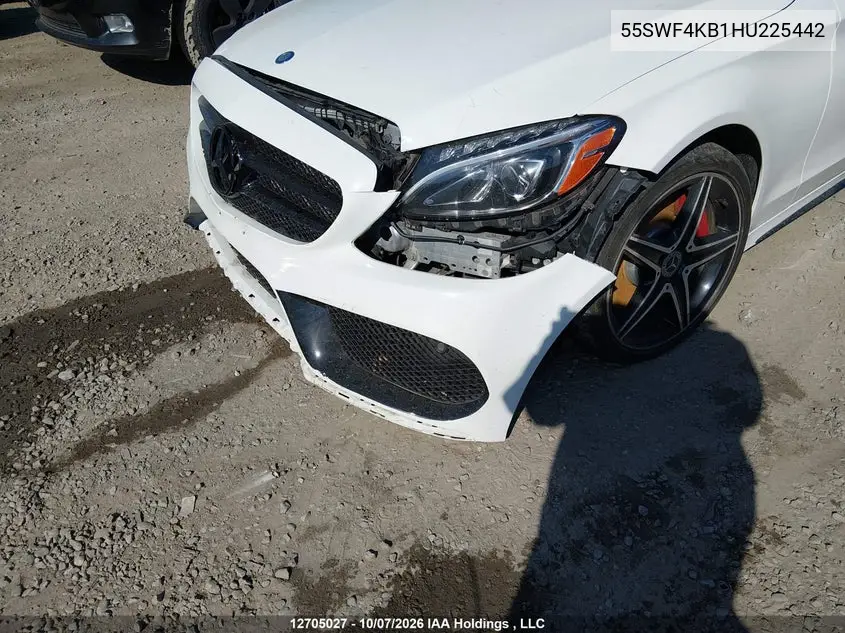 2017 MERCEDES C-KLASSE VIN 55SWF4KB1HU225442 — фото 12