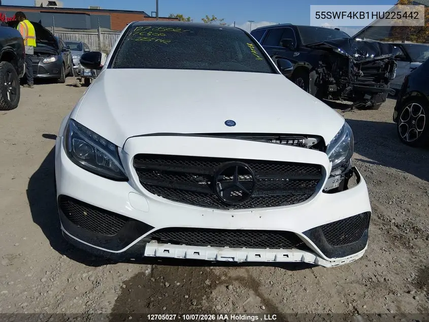 2017 MERCEDES C-KLASSE VIN 55SWF4KB1HU225442 — фото 13