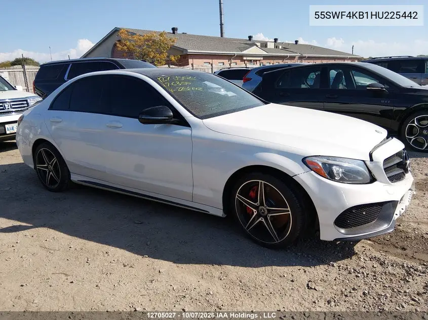 2017 MERCEDES C-KLASSE VIN 55SWF4KB1HU225442 — фото 14