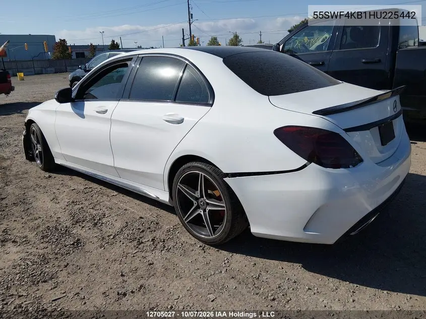 2017 MERCEDES C-KLASSE VIN 55SWF4KB1HU225442 — фото 15