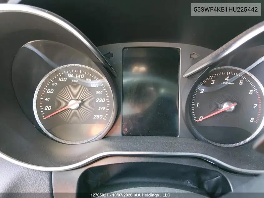 2017 MERCEDES C-KLASSE VIN 55SWF4KB1HU225442 — фото 16