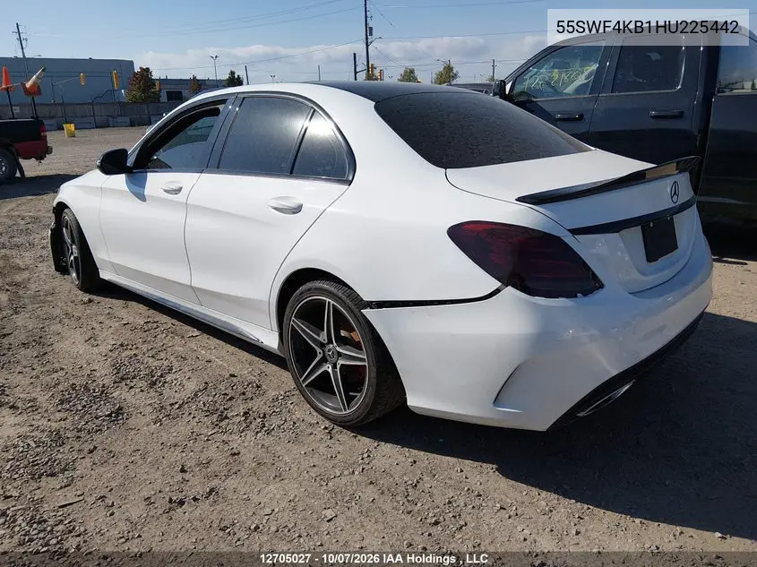 2017 MERCEDES C-KLASSE VIN 55SWF4KB1HU225442 — фото 3