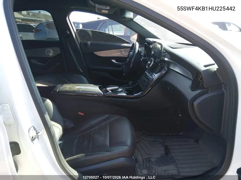 2017 MERCEDES C-KLASSE VIN 55SWF4KB1HU225442 — фото 5