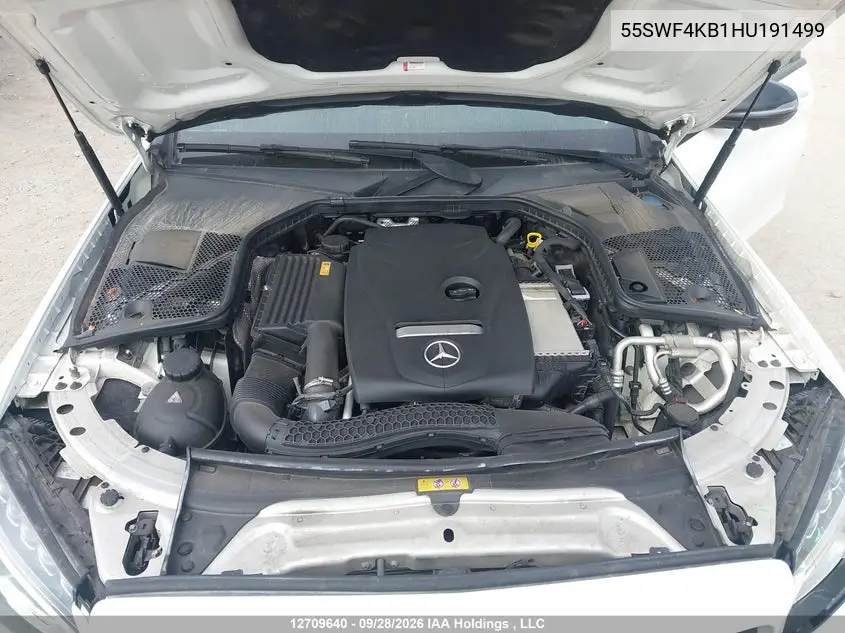 2017 MERCEDES C-KLASSE VIN 55SWF4KB1HU191499 — фото 10