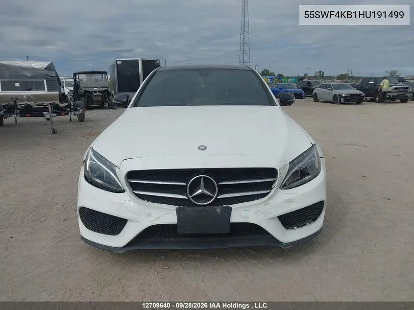 2017 MERCEDES C-KLASSE VIN 55SWF4KB1HU191499 — фото 12