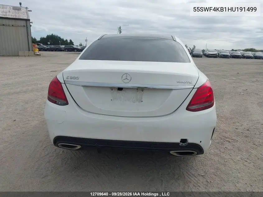 2017 MERCEDES C-KLASSE VIN 55SWF4KB1HU191499 — фото 16
