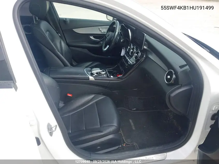 2017 MERCEDES C-KLASSE VIN 55SWF4KB1HU191499 — фото 5