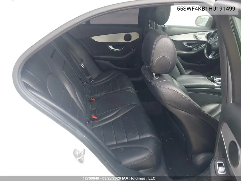 2017 MERCEDES C-KLASSE VIN 55SWF4KB1HU191499 — фото 8