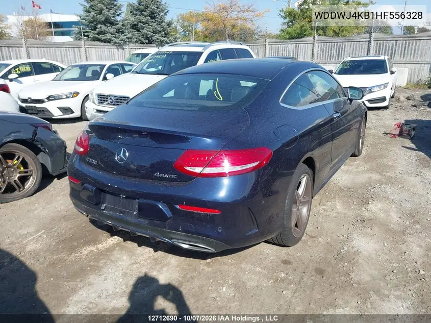 2017 MERCEDES C-KLASSE VIN WDDWJ4KB1HF556328 — фото 4