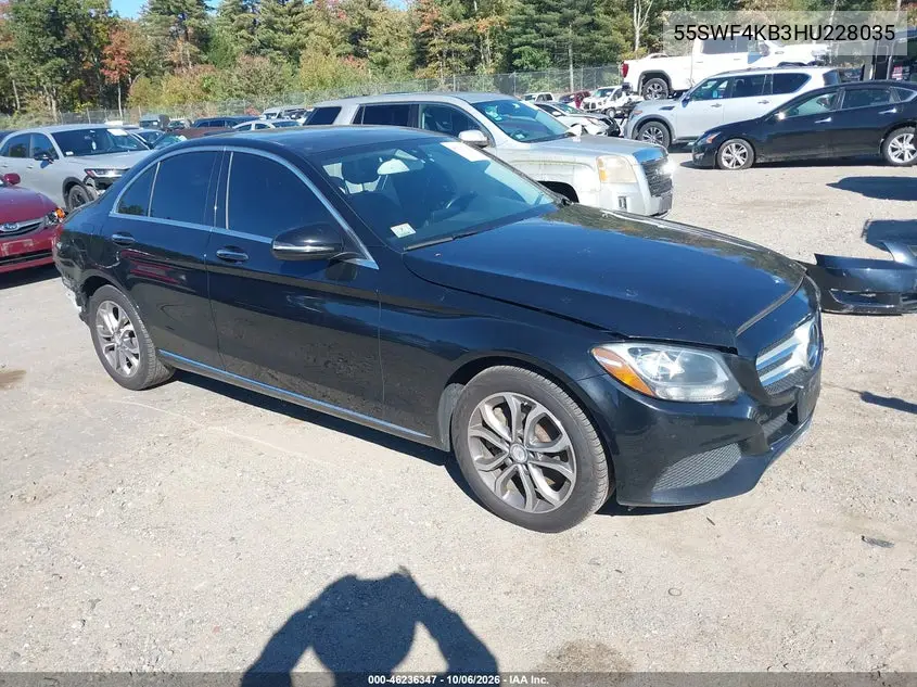 MERCEDES C-KLASSE 2017, VIN 55SWF4KB3HU228035