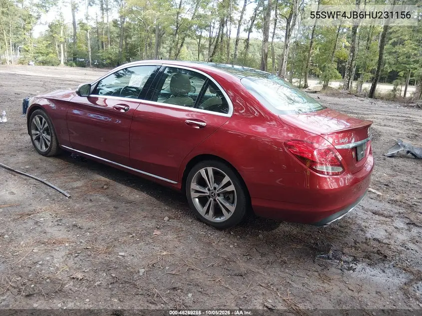2017 MERCEDES C-KLASSE VIN 55SWF4JB6HU231156 — фото 3