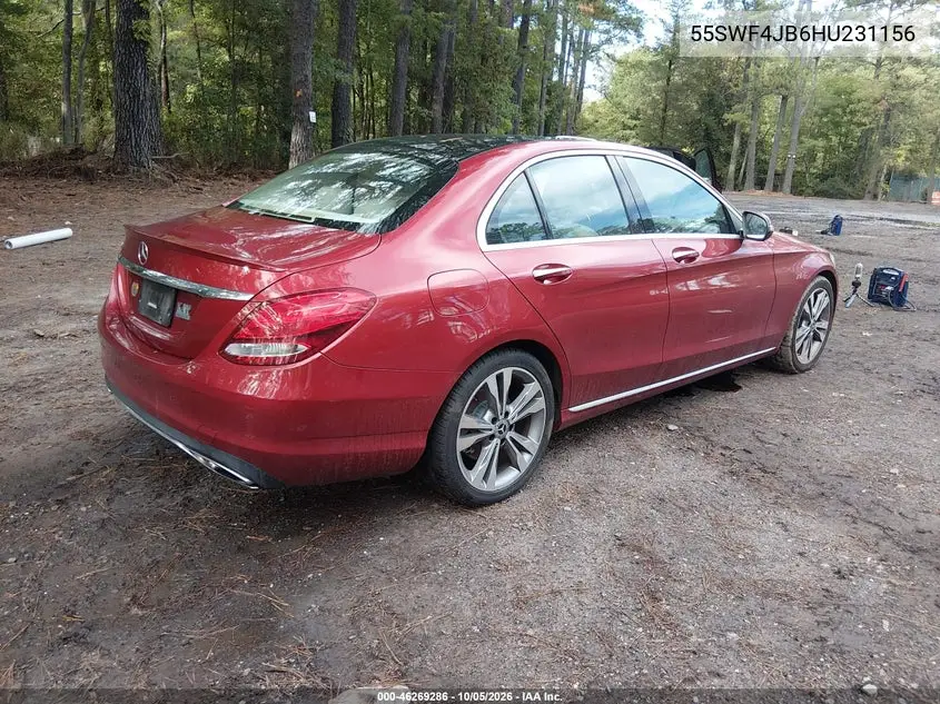 2017 MERCEDES C-KLASSE VIN 55SWF4JB6HU231156 — фото 4