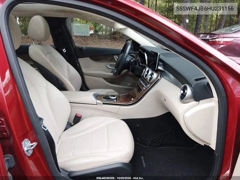 2017 MERCEDES C-KLASSE VIN 55SWF4JB6HU231156 — фото 5
