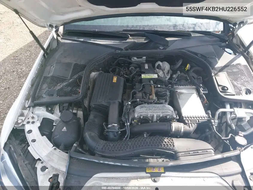 2017 MERCEDES C-KLASSE VIN 55SWF4KB2HU226552 — фото 10
