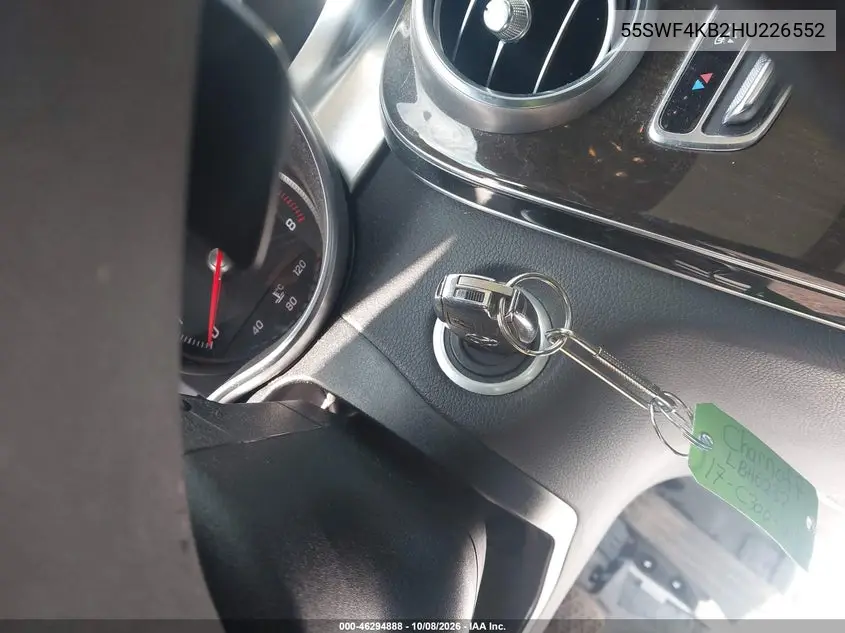 2017 MERCEDES C-KLASSE VIN 55SWF4KB2HU226552 — фото 11