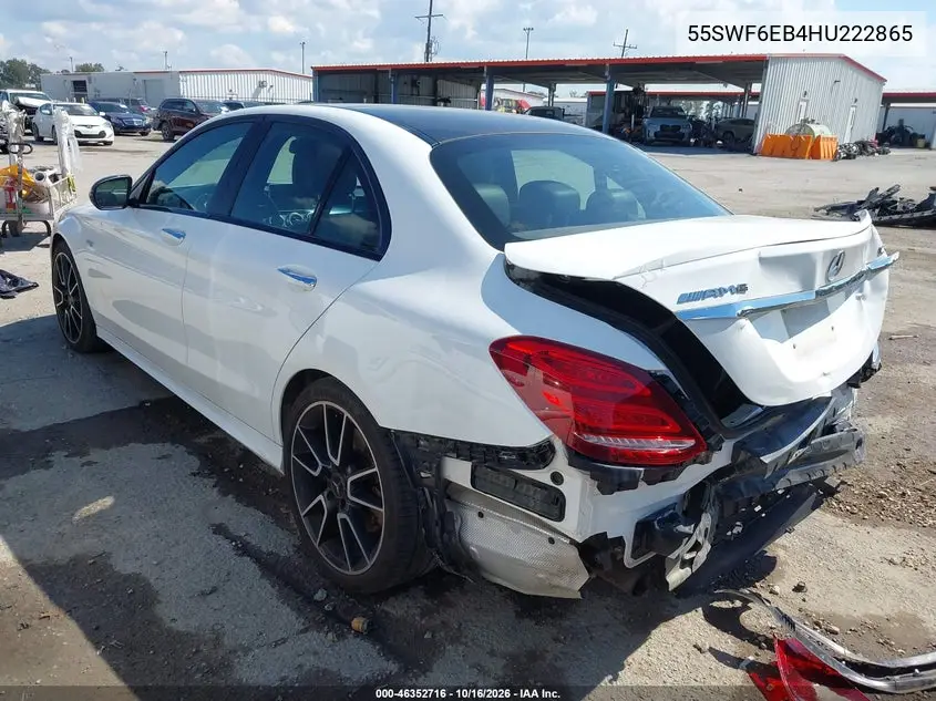 2017 MERCEDES C-KLASSE VIN 55SWF6EB4HU222865 — фото 3