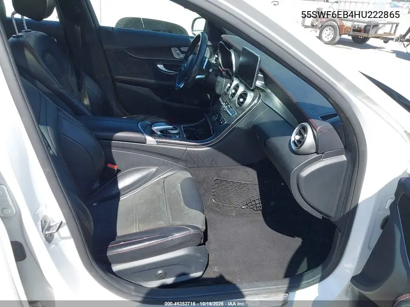 2017 MERCEDES C-KLASSE VIN 55SWF6EB4HU222865 — фото 5