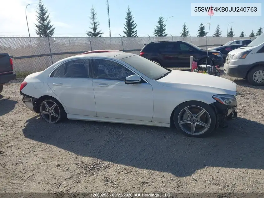 2018 MERCEDES C-KLASSE VIN 55SWF4KB0JU240763 — фото 14