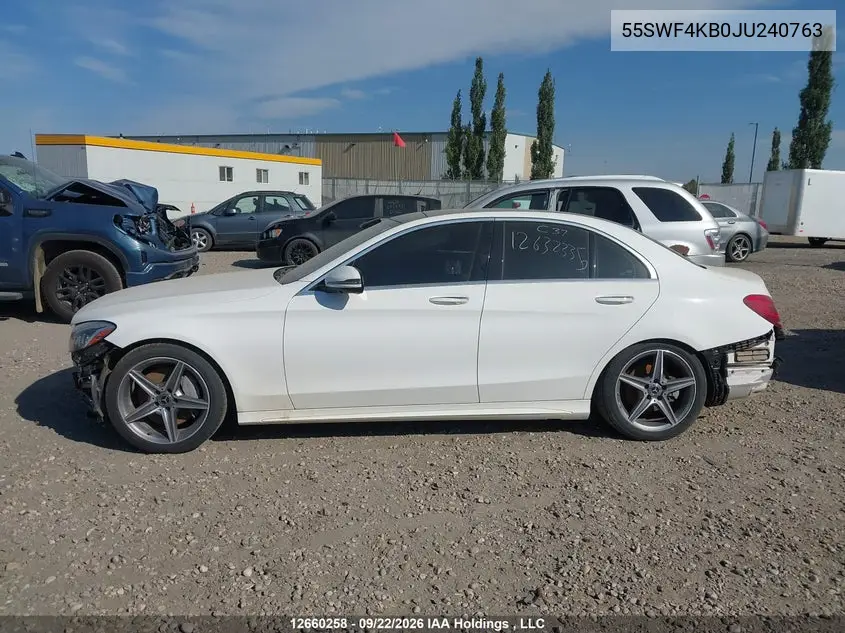 2018 MERCEDES C-KLASSE VIN 55SWF4KB0JU240763 — фото 15